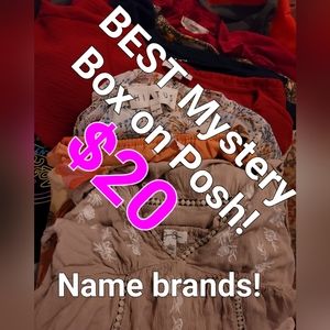 Mystery Box of Ladies clothing! Name brands! Great deal! New wardrobe!